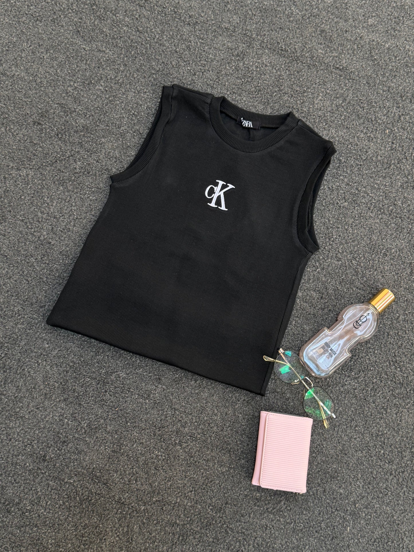 CK Basic Ribbed Tank Tops