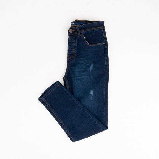 Distressed Denim Jeans