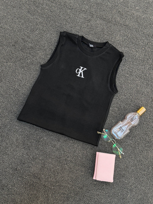 CK Basic Ribbed Tank Tops